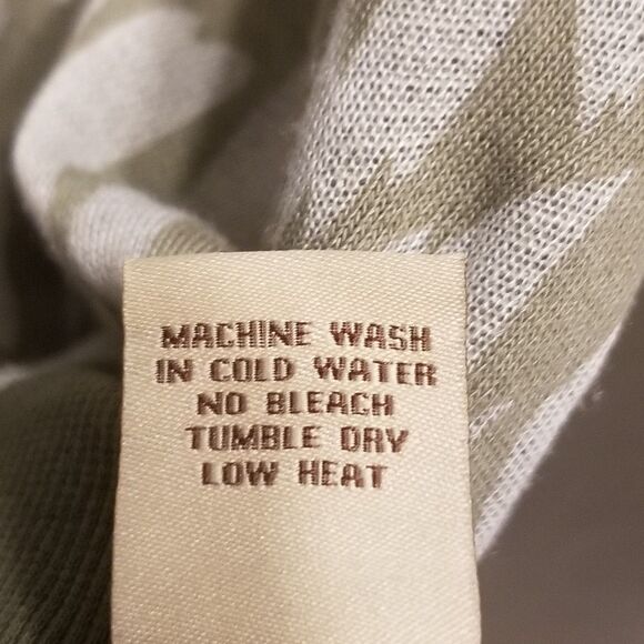 XCVI Large Hoodie Arlington Animal Print Olive Green Lightweight Grunge NEW - Picture 8 of 10